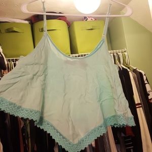 Teal tank top